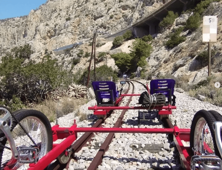 Ποδηλασία στις σιδηροδρομικές ράγες: Railbiking